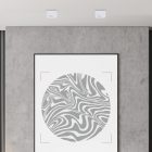 Süllyesztett lámpatest Bali Square Fehér