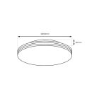 BEVER 10W LED IP44 mennyezeti lámpa Ø260 mm