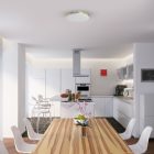 BEVER 10W LED IP44 mennyezeti lámpa Ø260 mm