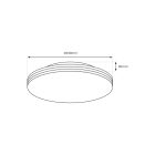 BEVER 16W LED IP44 mennyezeti lámpa Ø330 mm