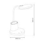 Scuola asztali lámpa, fehér, 5 W-os LED