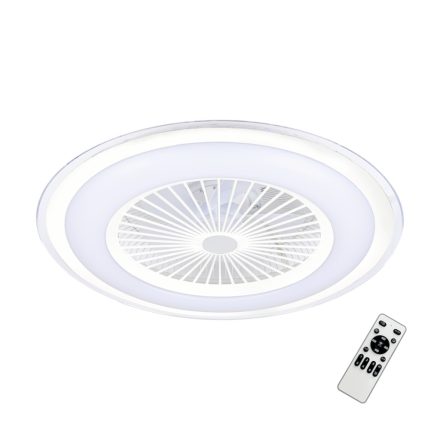 Zephyr lámpaventilátor fehér 48W LED+ távirányítóval