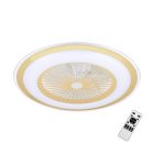 Zephyr Gold lámpa ventilátor 48W LED + távirányító