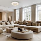 Zephyr Gold lámpa ventilátor 48W LED + távirányító