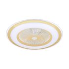 Zephyr Gold lámpa ventilátor 48W LED + távirányító
