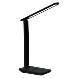 Oszlopfekete 5W-os LED asztali lámpa