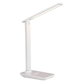 Oszlop alakú fehér 5W-os LED asztali lámpa