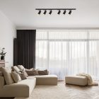 Mica Sínes Világítás Készlet Fekete + Arany 6xGU10 2m