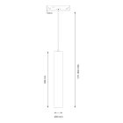 Mágneses sín medálcső 5mm 5W 4000K