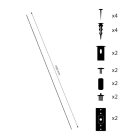 Mágneses sín felfüggesztés 10 mm