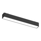 Vékony mágneses sín, fekete, 23 cm, 10 W-os LED, Tuya CCT