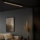 Vékony mágneses sín, fekete, 61 cm, 20 W-os LED, Tuya CCT