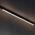 Vékony mágneses sín, fekete, 91 cm, 30 W-os LED, Tuya CCT