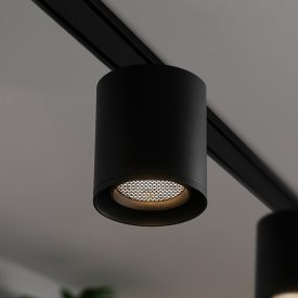   Vékony mágneses sín fekete csővel, 6 W-os LED-del, Tuya CCT