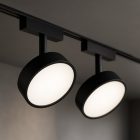 Vékony mágneses sín fekete 9W LED Tuya CCT