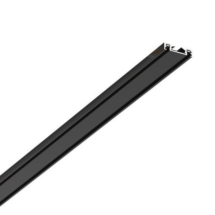 Keskeny, mágneses sín, felületre szerelhető, fekete, 100 cm + végzárók