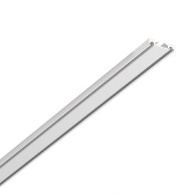   Keskeny, mágneses sín, felületre szerelhető, fehér, 200 cm + végzárók