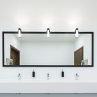 APA MINI fekete 4W-os LED fürdőszobai fali lámpa