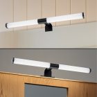 APA fekete 6 W-os LED-es fürdőszobai fali lámpa