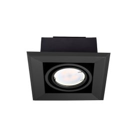 Blocco süllyesztett lámpa 1x7W GU10 LED fekete