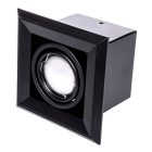 Blocco süllyesztett lámpa 1x7W GU10 LED fekete