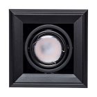 Blocco süllyesztett lámpa 1x7W GU10 LED fekete