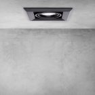 Blocco süllyesztett lámpa 1x7W GU10 LED fekete