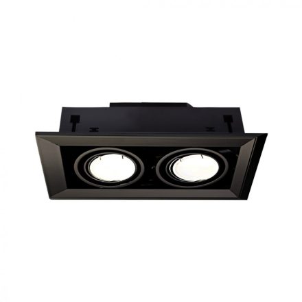 Besüllyeszthető lámpa BLOCCO BLACK 2x7W GU10 LED