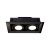 Besüllyeszthető lámpa BLOCCO BLACK 2x7W GU10 LED