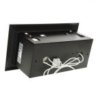 Besüllyeszthető lámpa BLOCCO BLACK 2x7W GU10 LED
