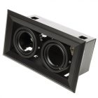 Besüllyeszthető lámpa BLOCCO BLACK 2x7W GU10 LED