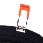 Süllyesztett lámpatest Redondo BLACK 1xAR111 GU10
