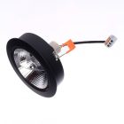Süllyesztett lámpatest Redondo BLACK 1xAR111 GU10