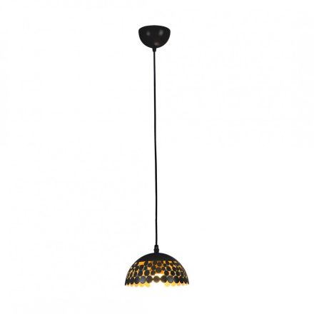 Függesztett lámpa LISA BLACK 1xE27