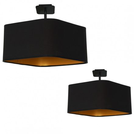 Mennyezeti lámpa NAPOLI BLACK/GOLD 1xE27
