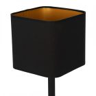 NAPOLI BLACK/GOLD asztali lámpa 1xE27