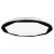 Mennyezet OPTIMA BLACK 52W LED Ø480 mm