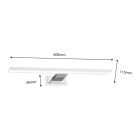 Fali lámpa SHINE WHITE/CHROME 60cm 13,8W LED