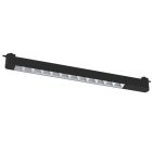 CYBER FEKETE 28W LED sínre szerelhető lámpatest