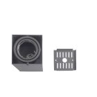 BLOCCO mennyezeti lámpa, szürke, 1x7W GU10 LED