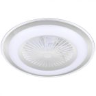 Mennyezeti lámpa LED ZONDA SILVER 48W ventilátorral