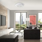 Mennyezeti lámpa LED ZONDA WHITE 48W ventilátorral