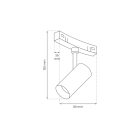KEREK MÁGNESES SÍN 7W 3000K 600 mm átmérőhöz