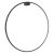 Fali lámpa Saturno Black 46W LED