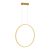 Függesztett lámpa Saturno Gold 28W LED
