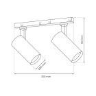MÁGNESES SÍN 20mm 2x10W LED 3000K
