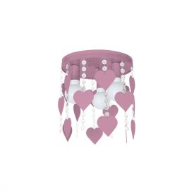 Mennyezeti lámpa CORAZON VIOLET 3xE27
