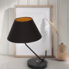 Asztali lámpa VICTORIA BLACK 1xE27