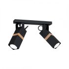 Mennyezeti lámpa VIDAR BLACK 2xGU10