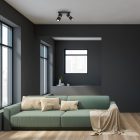 Mennyezeti lámpa VIDAR BLACK 2xGU10